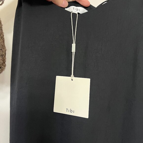 Tibi Jalouise Dress in Black Size 4 - Picture 9 of 9